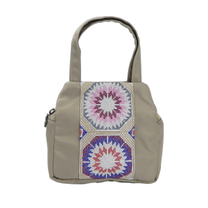 Elegant Nylon Ethnic Embroidery Handheld Wallet Bag