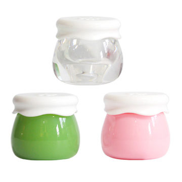 10g Cute Portable Refillable Bottles Travel Face Cream Lotion Cosmetic Container Acrylic Empty Makeup Jar Box Empty Cosmetic Jar