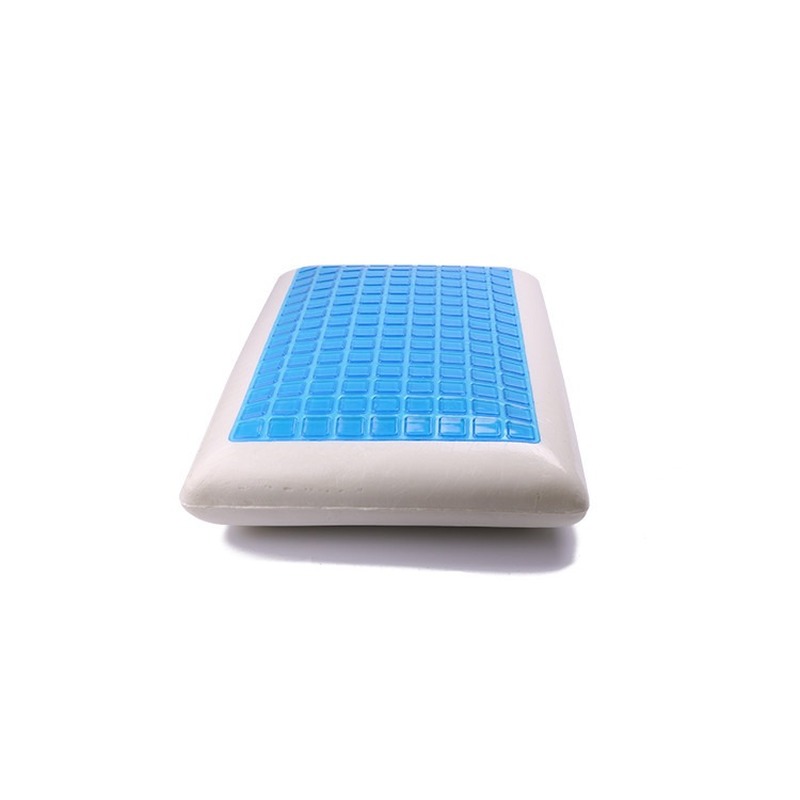 Memory Pillow Foam White Bed Gel Pillow Blue Cooling Orthopedic Cushion for Sleeping Fatigue Relief Outdoor Cushion Neck Pillow