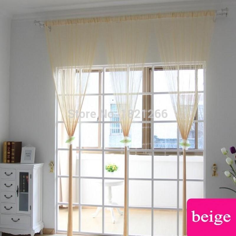 40 Solid color Curtains Stripe White Blank Gray Classic Line Curtain Window Blind Valance Room Divider Door Decorative