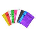 100 pcs Colorful Top Feed Foil Ziplock Bags Food Pouch,Mylar Aluminum Foil Bags,Tea Pouches,Ziplock Food Storge Bag