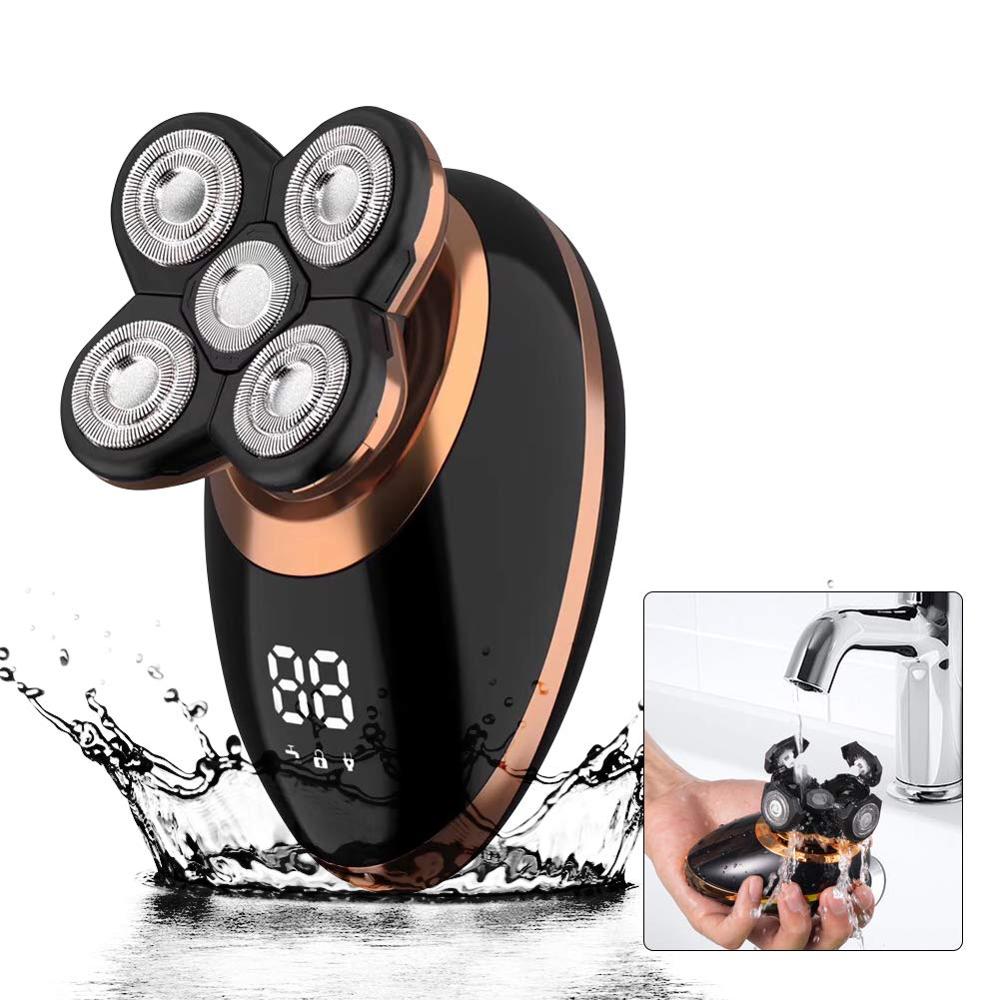 Electric Shaver Washable Rechargeable Electric Razor Shaving Machine for Men Beard Trimmer Wet-Dry Dual Use Five in One