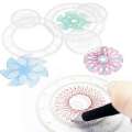 28pcs Spirograph Drawing Toys Set Interlocking Gears Wheels Painting Drawing Accessories Creative Educational Toy Spirographs