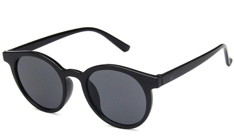 Retro Small Round Frame Women Sunglasses Milk Tea Color Protection Eye Small Glasses UV400 Eyeglasses Anti-UV Driver Goggles