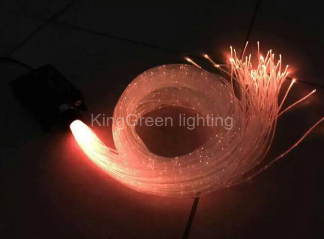 700m/Roll 1.5mm diameter high quality sparkle side emitting PMMA plastic fiber optic cable express free shipping