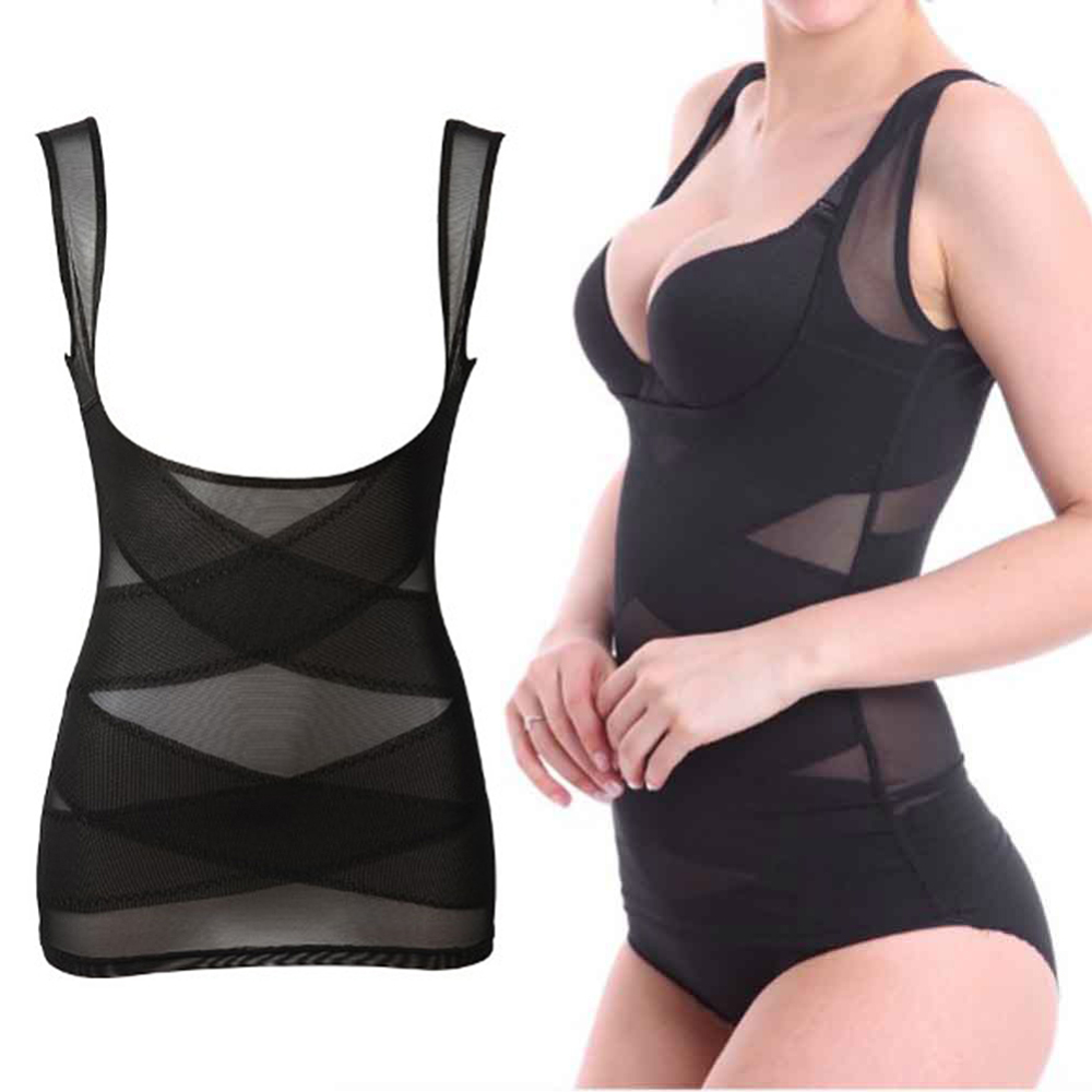 Women Post Natal Postpartum Slimming Underwear Shaper Recover Bodysuits Shapewear Waist Corset Girdle Black/Apricot Hot sale