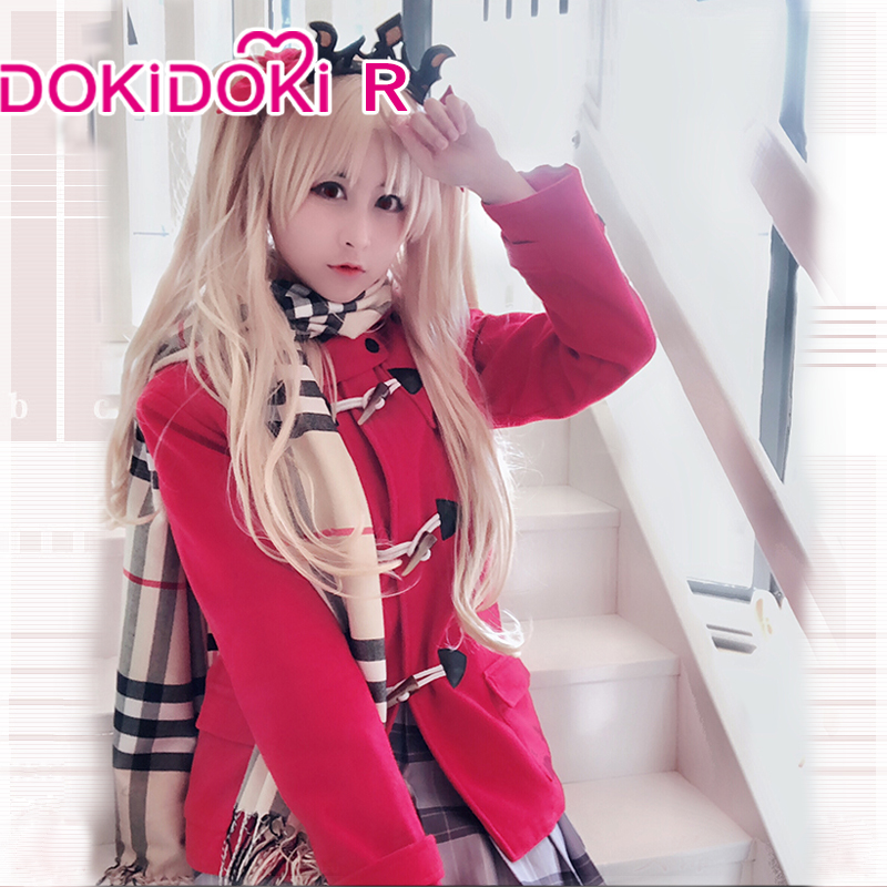 DokiDoki-R Game Cosplay Costume Fate/Grand Order Cosplay Ereshkigal Women Fate/Stay Night Winter Clothes Cosplay Costume