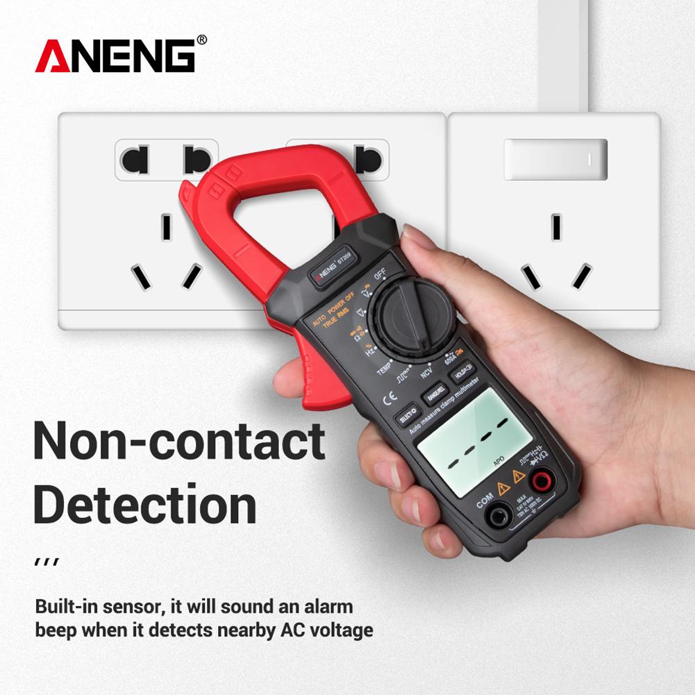 ANENG ST209 Digital Multimeter Clamp Meter 6000 Counts Auto Range True RMS Amp DC AC Current Clamp Tester Meters Voltage Current