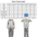 High Quality PVC Sauna Suit Waterproof Fat Burning Fitness Sweat Suit