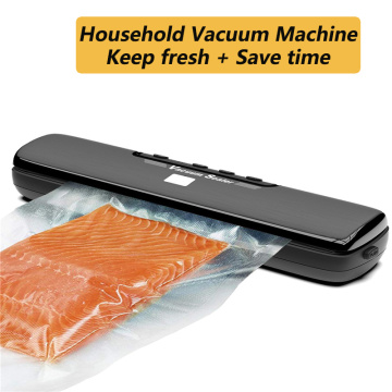 220V/110V Kitchen Food Vacuum Sealer Automatic Commercial Household Food Vacuum Sealer Packaging Machine Include 15Pcs Bags