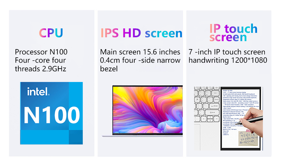 "7-inch dual-screen size"