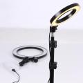 Photography Ring Light Mini LED Selfie Lamp Studio Photography Photo Lighting Fill Light 160/255mm With 3 Light Colors