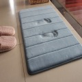 1pc Home Coral Fleece Bathroom Mat Non-slip Memory Foam Rug Soft Floor Carpet Super Absorbent Washable 40 x 60cm