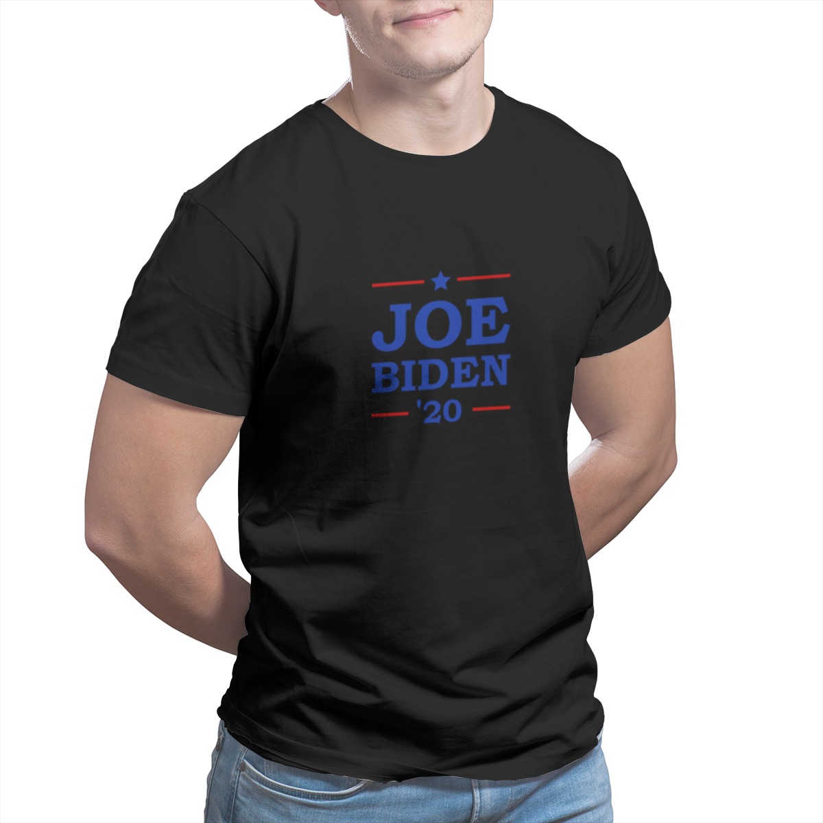 Joe Biden 2020 Men's T Shirt Novelty Tops Bitumen Bike Life Tees Clothes Cotton Printed T-Shirt Plus Size Tshirts 3290