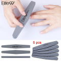 Elite99 5 x Nail Files Sanding 220/240 Curve Nail Art Sanding File Bar for Nail Art Tips Manicure Accesssories