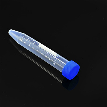 Centrifuge Tube 10 ml Plastic Test Tube With Clear Scale Bottom Tip Sample EP Tube With Screw Cover 100 / PK