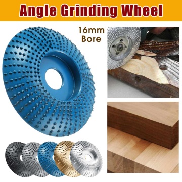 84mm Dia 16mm Bore Wood Grinding Wheel Angle Grinder Disc Sanding Carving Abrasive Tool For Angle Grinder Bore Shaping