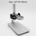Aluminum Alloy Microscope Stand Portable Up and Down Adjustable Manual Focus Digital USB Electronic Microscope Holder