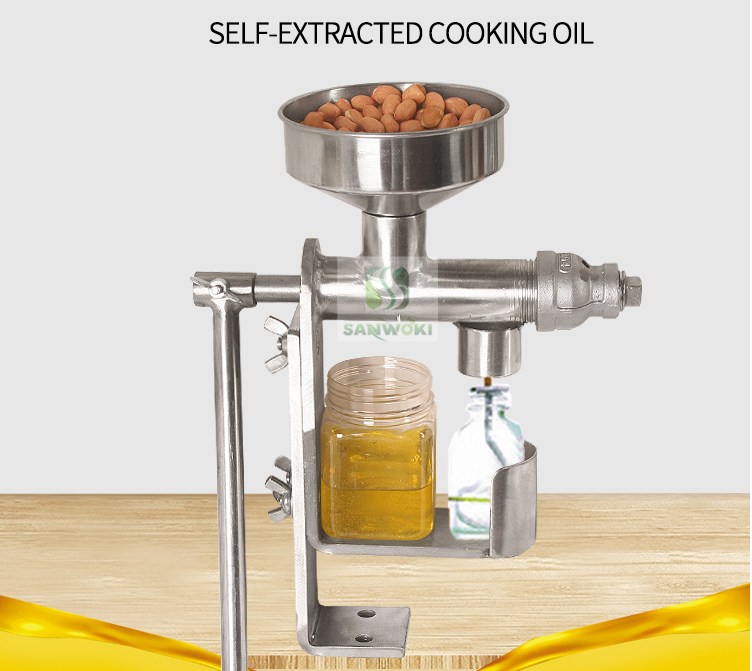 Manual rapeseed extracting machine walnut squeezing oil machine sesame pressing machine nuts oil press machine oil maker machine