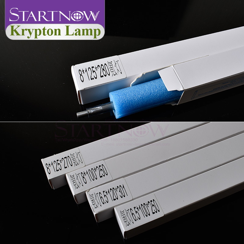 Startnow 8x125x270-5 Laser Krypton Lamp For YAG IPL Marker Equipment Parts Nd:YAG Laser Flash Tube 8*100*250-5 Short Arc Lamp