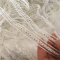 1.3CM Wide Stylish Glitter Rhinestones Beaded Splice Lace Applique Collar Ribbon Prom Dress DIY Crafts Guipure Sewing Supplies