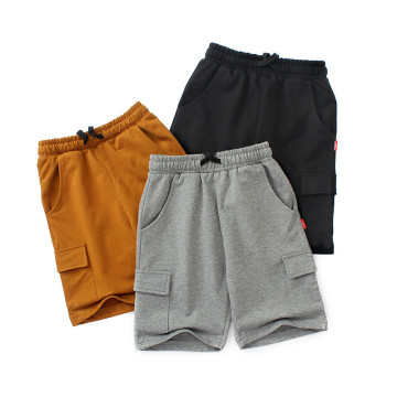 VIDMID chidren's clothes boys shorts solid thin cotton baby boy beach shorts for kids big boys casual trousers 4102 09