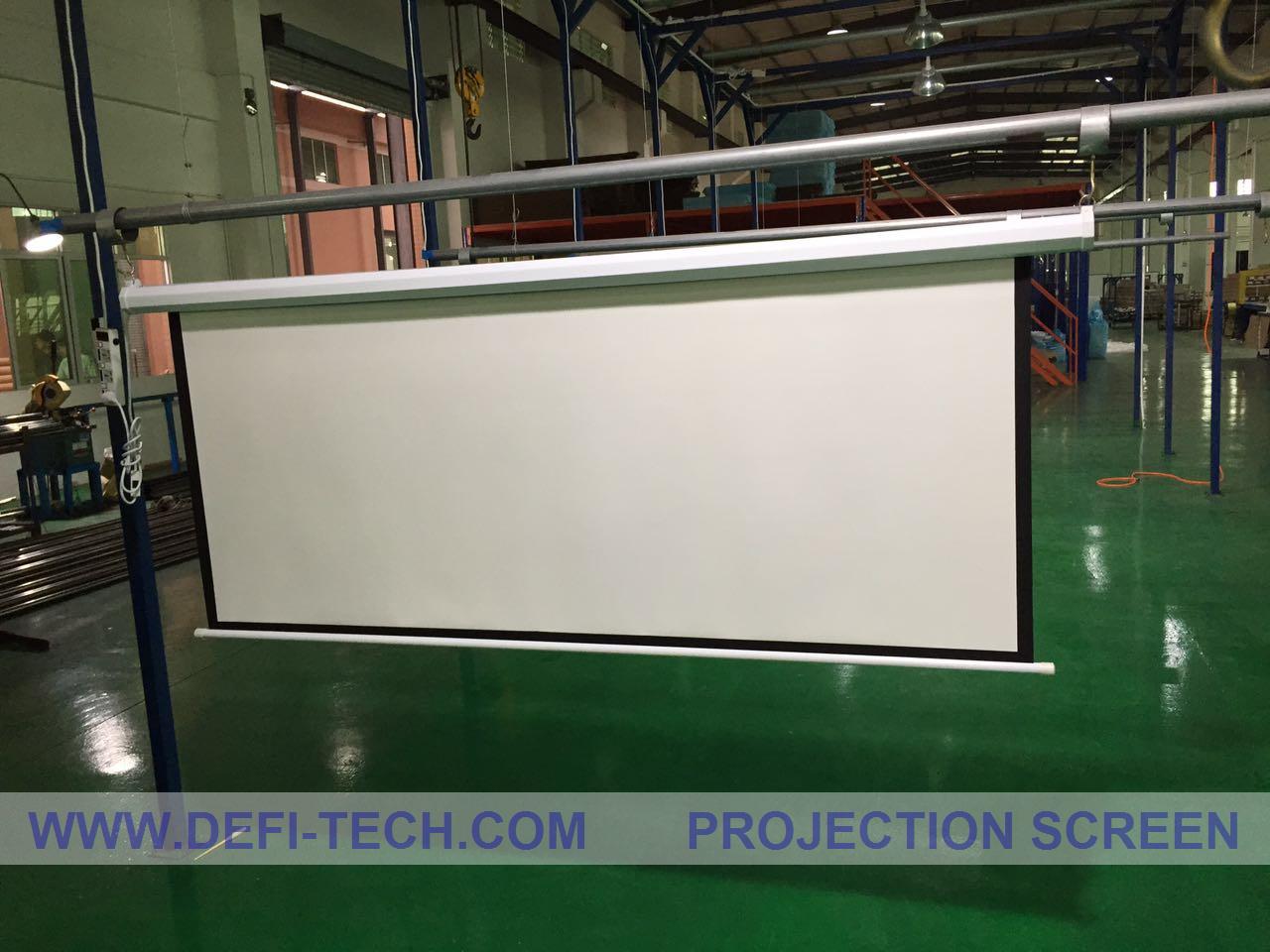 DfLabs Electric Motorized Projection Screen 120 Inch With Remote Control 4:3