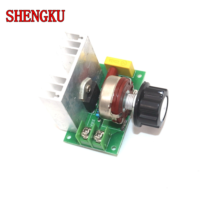 Voltage regulator AC 220V 4000W SCR Power regulator Dimming Dimmers Motor Speed Controller Thermostat Electronic Module