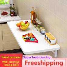 Freeshipping,Wall-mounted folding table dining table desk small apartment wall-mounted table with wall table
