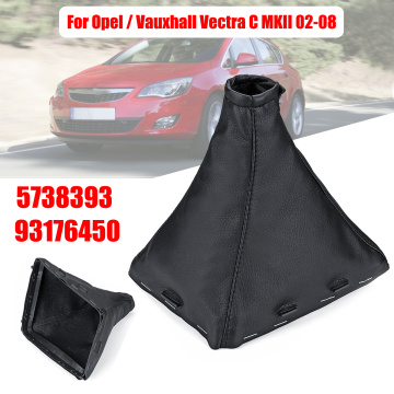 93176450 Car Gear Shift Knob Gaiter Boot Cover Gear Stick Cover For Opel/Vauxhall Vectra C MKII 2002-2008 5738393