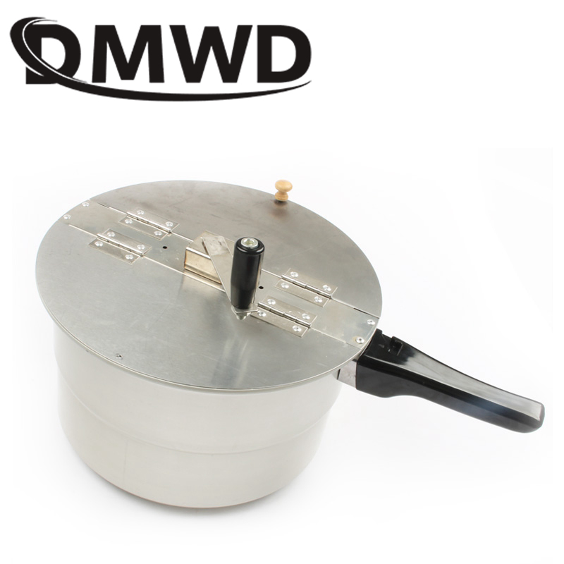 DMWD gas stove hot air popcorn machine hand-cranked single pot popcorn maker pot Commercial home use manual corn Pressure cooker