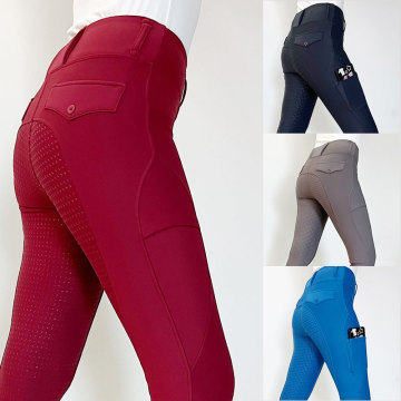 Autumn Winter Women's Warm Equestrian Breeches