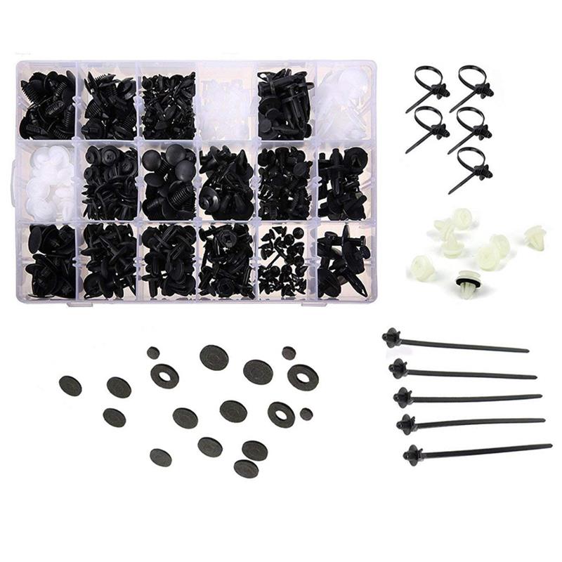 445Pcs Car Accessories Auto Fastener Clip Push Pin Rivet Trim For Subaru/Nissan/Toyota/GEELY/Chevy/LiFan/Hyundai/Citroen/Lexus