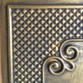 Faux tin ceiling tile ancient gold color ceiling panels PL66