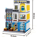 Creator City The Corner Mall Set Street View Building Blocks Set Architeture Shop Garden Hill Hotel Bricks Children Toys Gifts