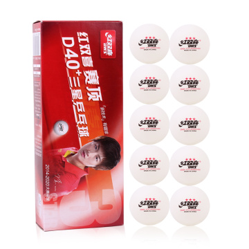 20 Balls/Box DHS 3 Star D40+ Table Tennis Balls New Material Plastic Poly Ping Pong Balls ITTF approved Seam professional ball