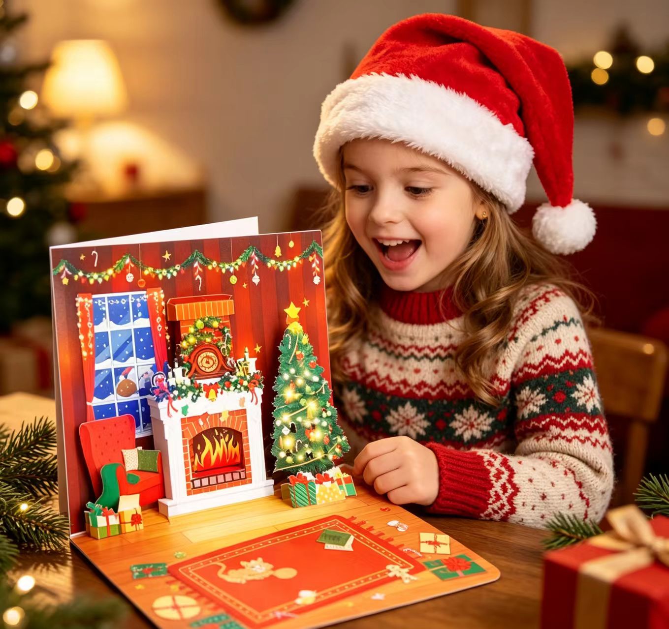 3d pop up christmas greeting cards
