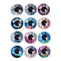 10-30pcs 10mm-30mm Round Handmade Dragon Cat Eyes Photo Glass Cabochons Base Setting Jewelry Charms Accessory No.1035