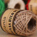 IBOWS 10M Jute Twine DIY Hemp Rope Linen Cord Jute Thread Yarn Decor for DIY Toy Crafts Parts Vintage Rustic Wedding Decoration