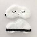 1pc New Eye Mask Cartoon Sleeping Mask Plush Eye Shade Cover Eyeshade Suitable For Travel Home Party Gifts Eye Care