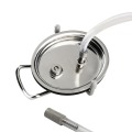 Carbonation Keg Lid,Stainless Steel Cornelius Style Keg Carbonation Lid With 2 Micron Diffusion Air Stone & Beer Tube Hose