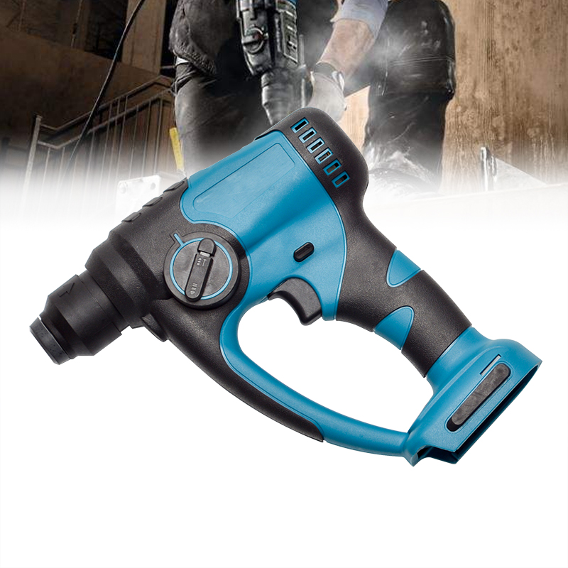 18V Brushless Cordless Rotary Hammer Rechargeable Drill Electric Demolition Hammer Power Impact Drill Adapted To Makita Battery