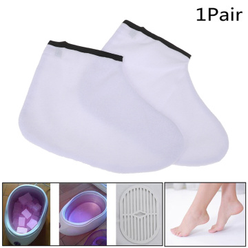 1 Pair Moisturizing Sleeve Whitening Exfoliating Beauty Socks Hot Sale Paraffin Wax Protection Foot Mask Gloves Feet Skin