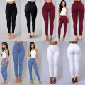 2020 Hot Selling Women's Jeans Tights High Waist Stretch Jeans Slim Pencil Pants S-XXL