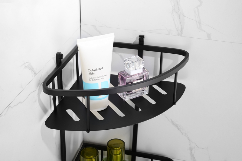 Corner Shower Ball Deep Basket Design With Hook faucet 3