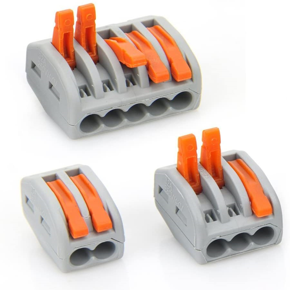 Universal Terminals Electrical Cable Wire Connector Push-in Terminal Block Universal Fast Terminal Wiring Cable Connectors