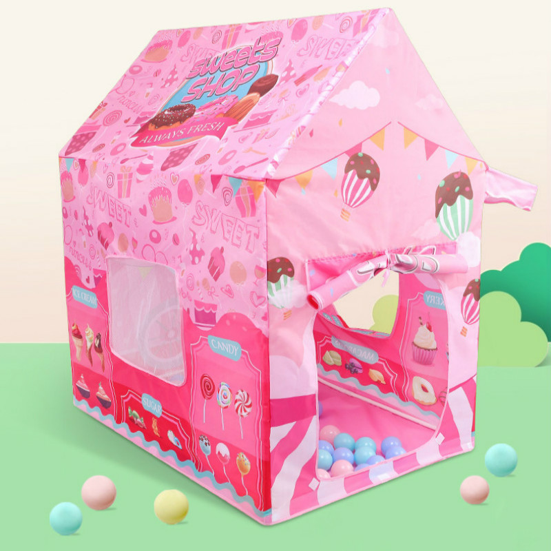Children's Playhouse Tent Indoor Outdoor Tent Secret Garden Ocean Ball Pool Toys for Boys Girls Princess Small House Kids Gift
