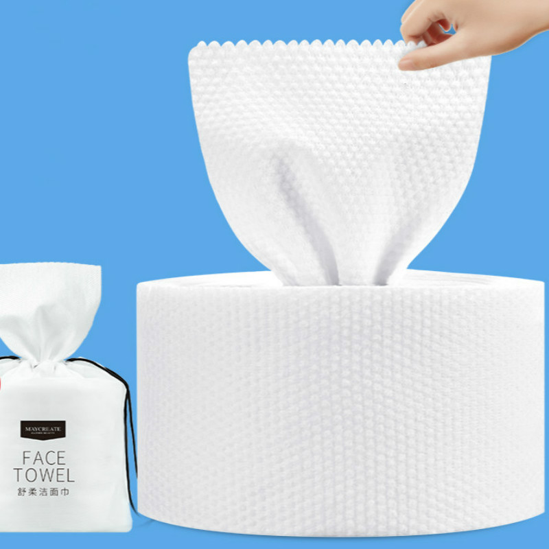 Disposable Face Towel Female Makeup Cotton Paper Cotton Wipe mei rong jin xie zhuang mian Cotton Roller