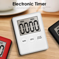 2018 hot new 8 Colors LCD Digital display Kitchen Timer Temporizador Cooking Timer Count Up Countdown Alarm Magnet Clock