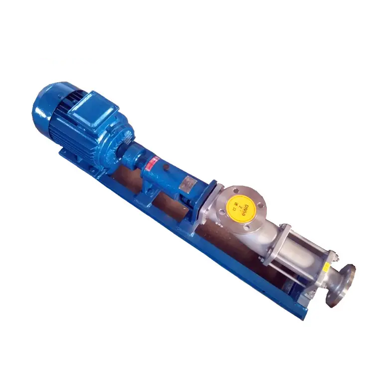 Food Grade G Type Screw Pump Eccentric Honey Applesauce Rotor Pump